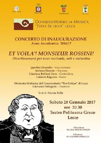 Et voil! Monsieur Rossini