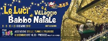 Le luci e il villaggio di Babbo Natale