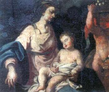 Riposo durante la fuga in Egitto