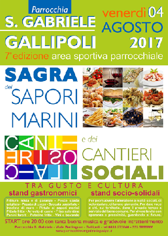 Sagra dei Sapori Marini e dei Cantieri sociali