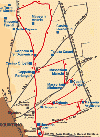 Mappa itinerario