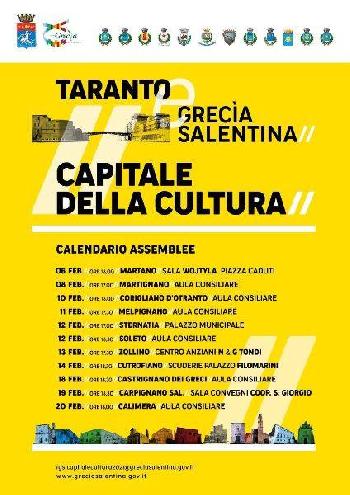 Greca salentina Capitale della Cultura 2021: al via processo partecipativo