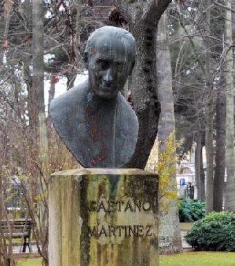 Gaetano Martinez Busto Villa Comunale Lecce