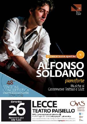Alfonso Soldano al pianoforte