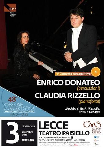 Donateo e Rizzello on stage