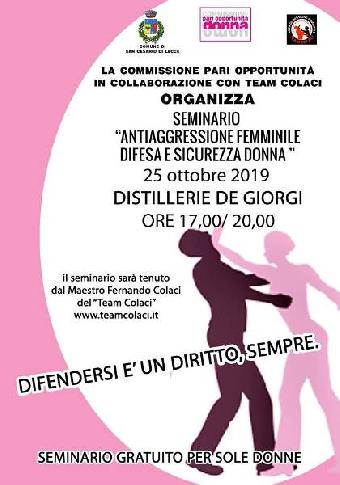 Anti aggressione femminile, difesa e sicurezza