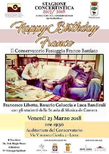 Happy Birthday Franco