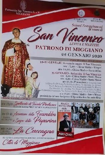 San Vincenzo. Festa a Miggiano