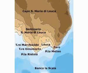 Mappa Capo di Leuca