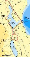 Mappa Laghi Alimini