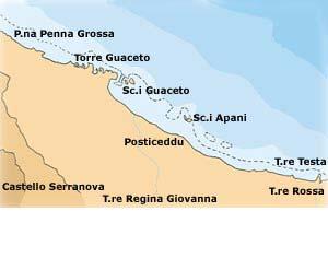 Mappa Torre Guaceto