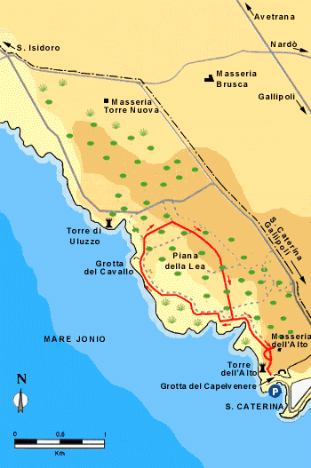Mappa Portoselvaggio