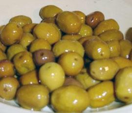 Olive bianche in salamoia